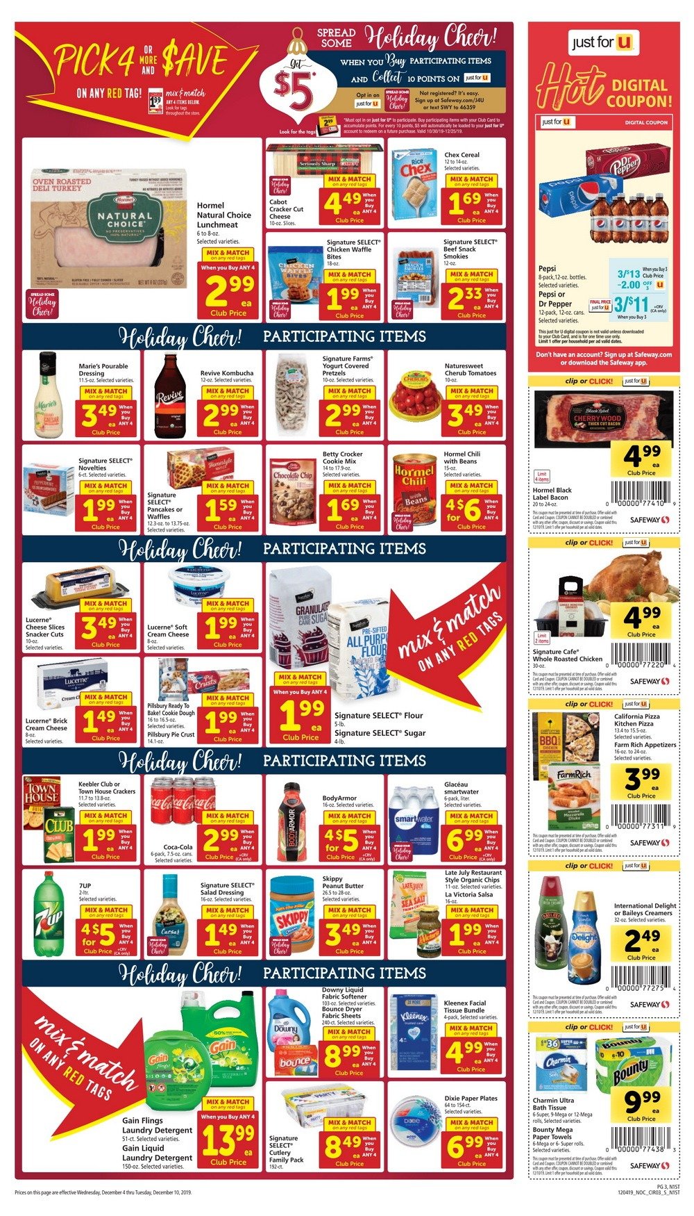 Safeway Weekly Ad Dec 04 Dec 10, 2019