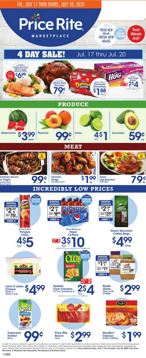 Price Rite Weekly Ad July 17 July 30, 2020
