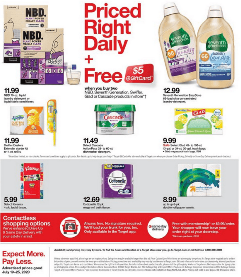Target Weekly Ad July 19 July 25, 2020