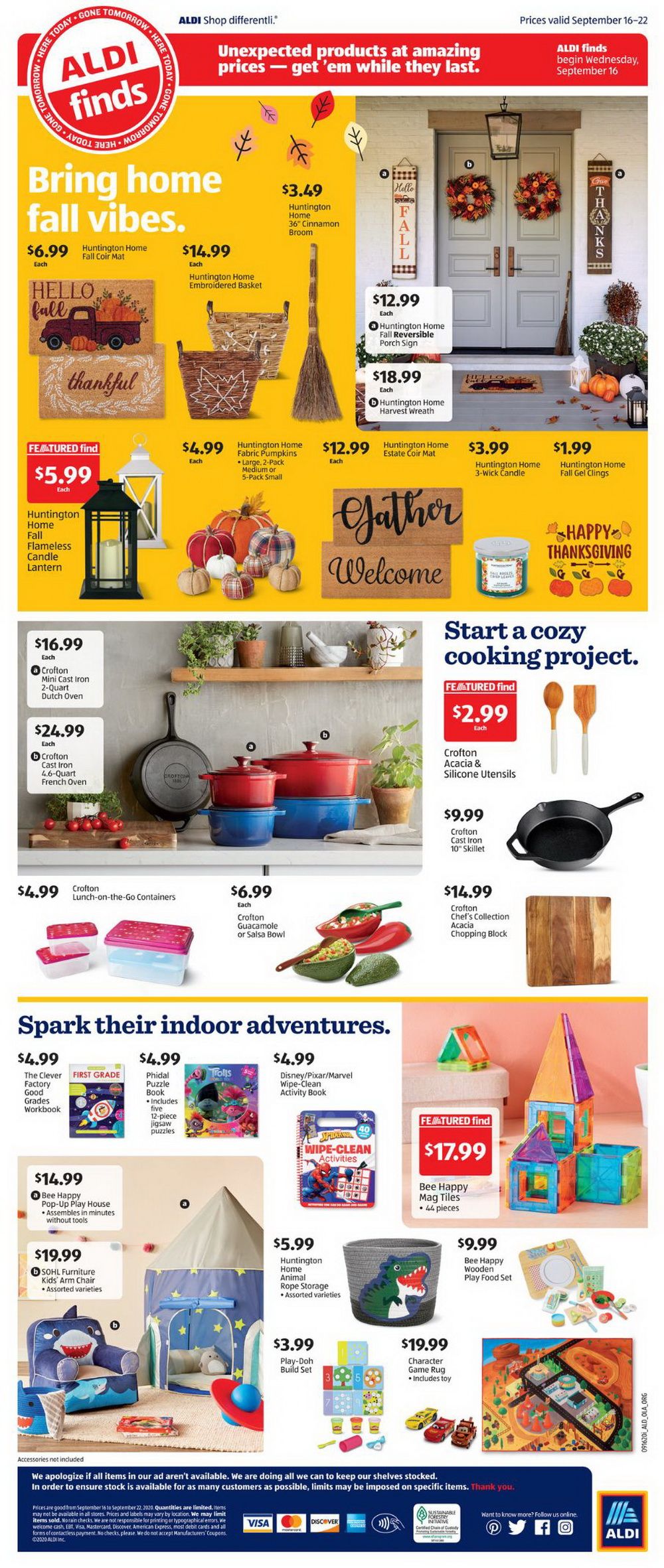 ALDI Weekly Ad Sep 16 Sep 22, 2020