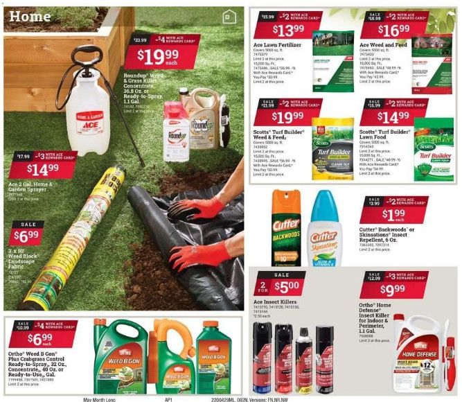 ACE Hardware Monthly Ad Apr 29 May 31, 2021