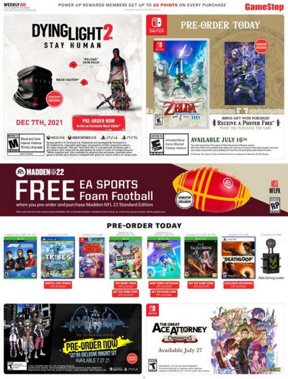 GameStop Weekly Ad July 04 July 10, 2021