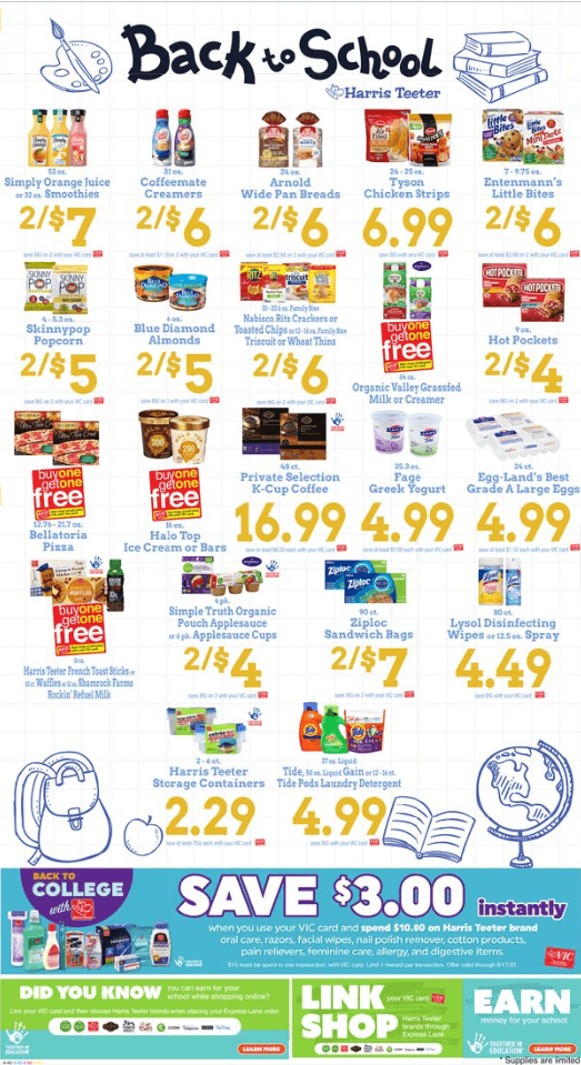 Harris Teeter Weekly Ad Aug 11 Aug 17, 2021