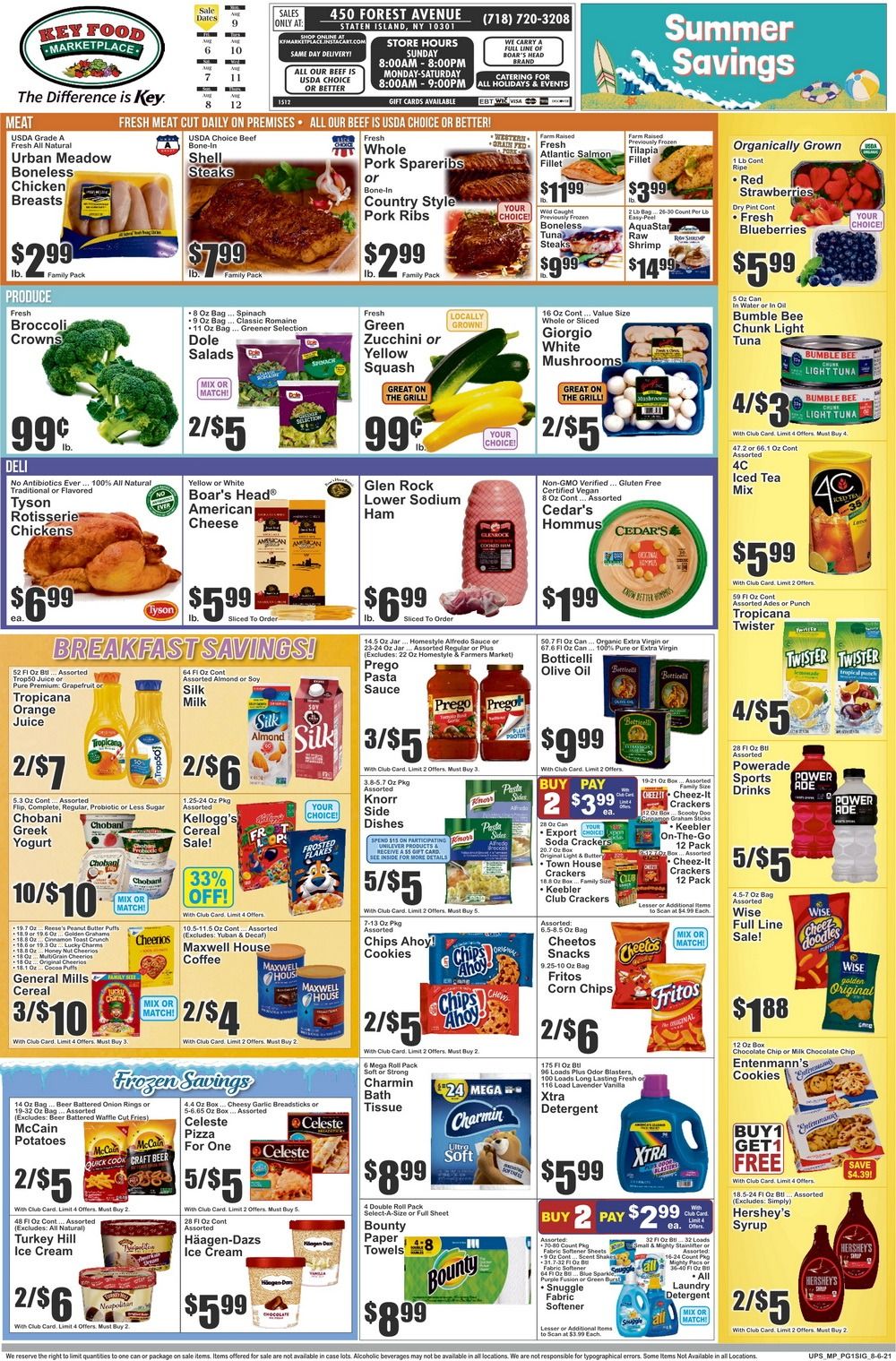 Key Food Weekly Ad Aug 06 Aug 12, 2021