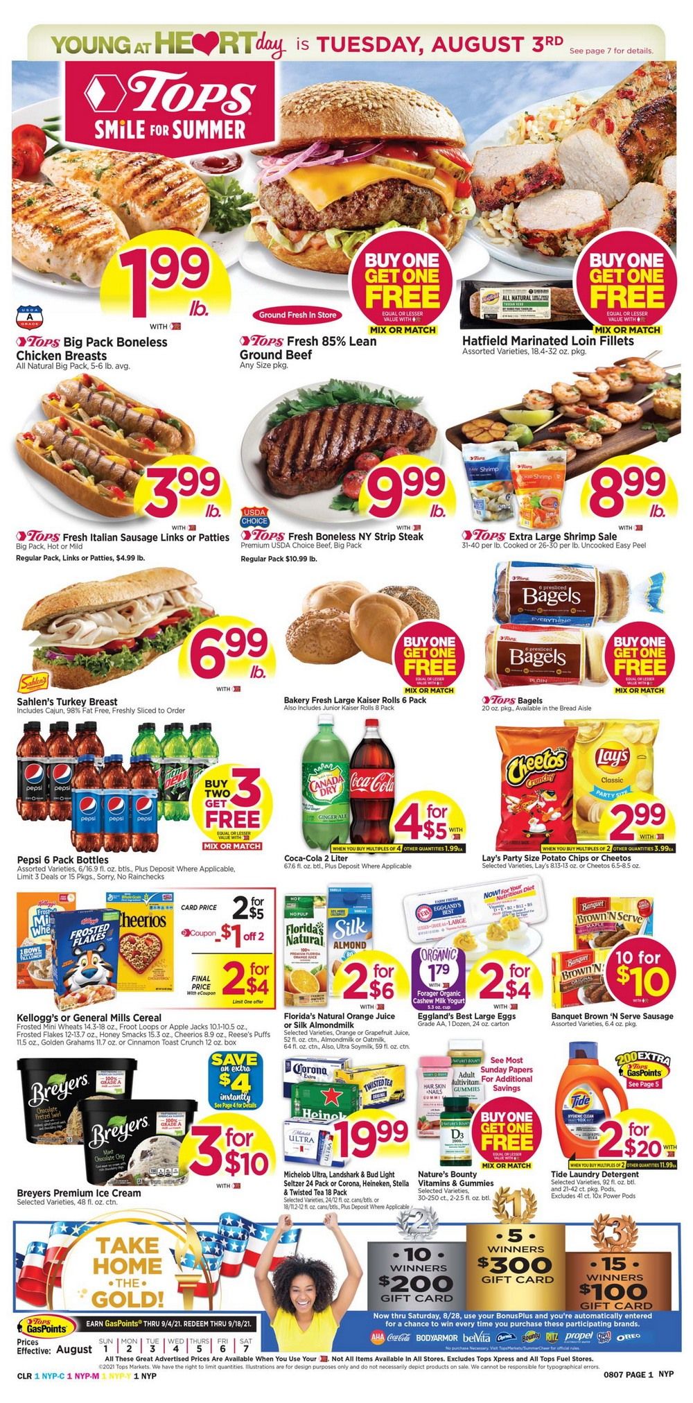 Tops Weekly Ad Aug 01 Aug 07, 2021