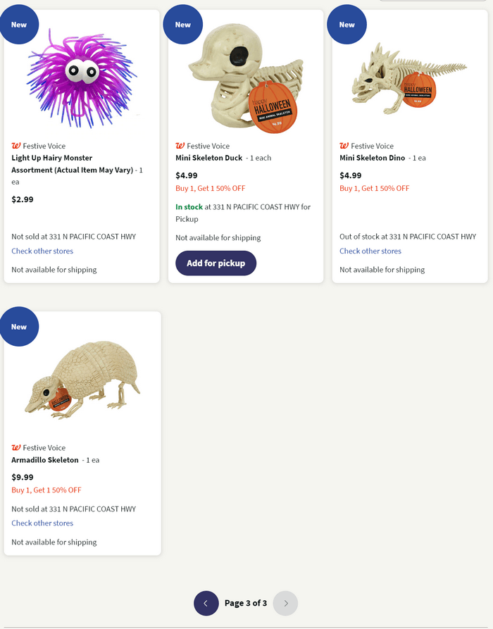 Walgreens Halloween Flyer Sale