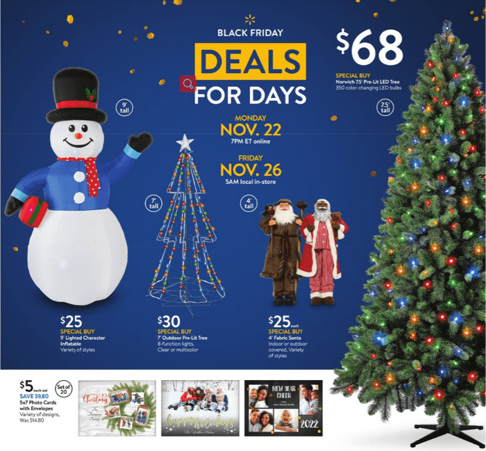 Walmart Black Friday Sale Nov 22 Nov 28, 2021