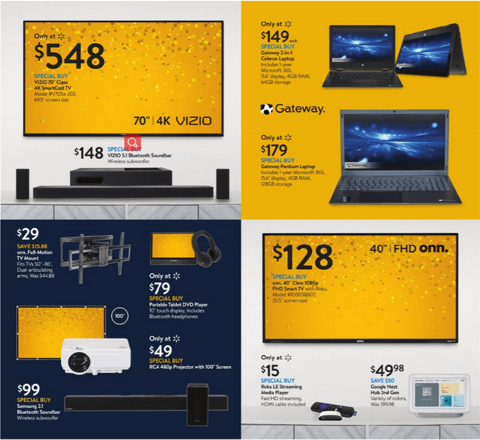 Walmart Black Friday Sale Nov 22 Nov 28, 2021