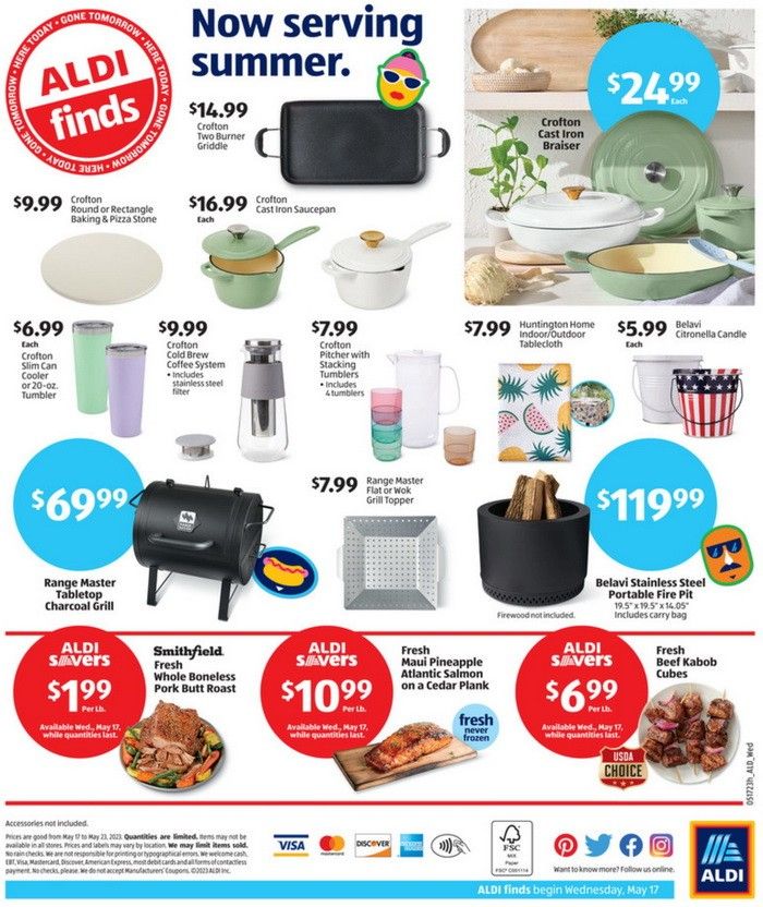 ALDI Sneak Peak InStore Ad May 17 May 23, 2023