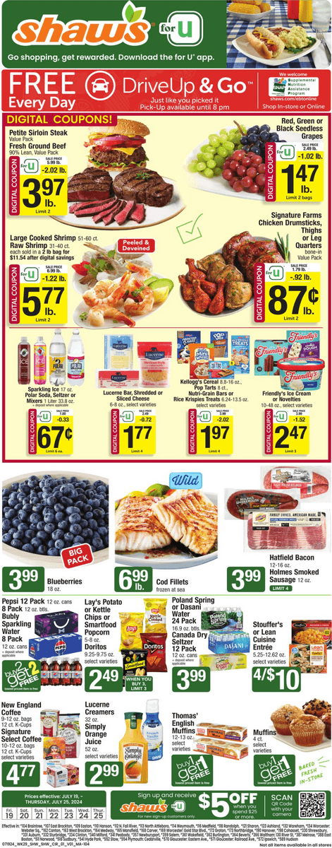 Shaws Weekly Ad Jul 19 Jul 25 2024