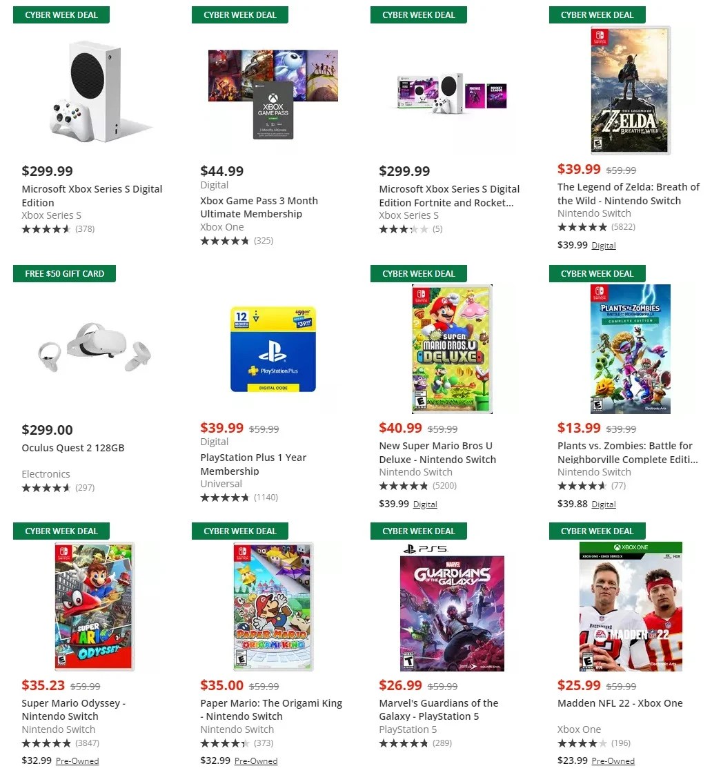 GameStop Cyber Monday Deals 2023