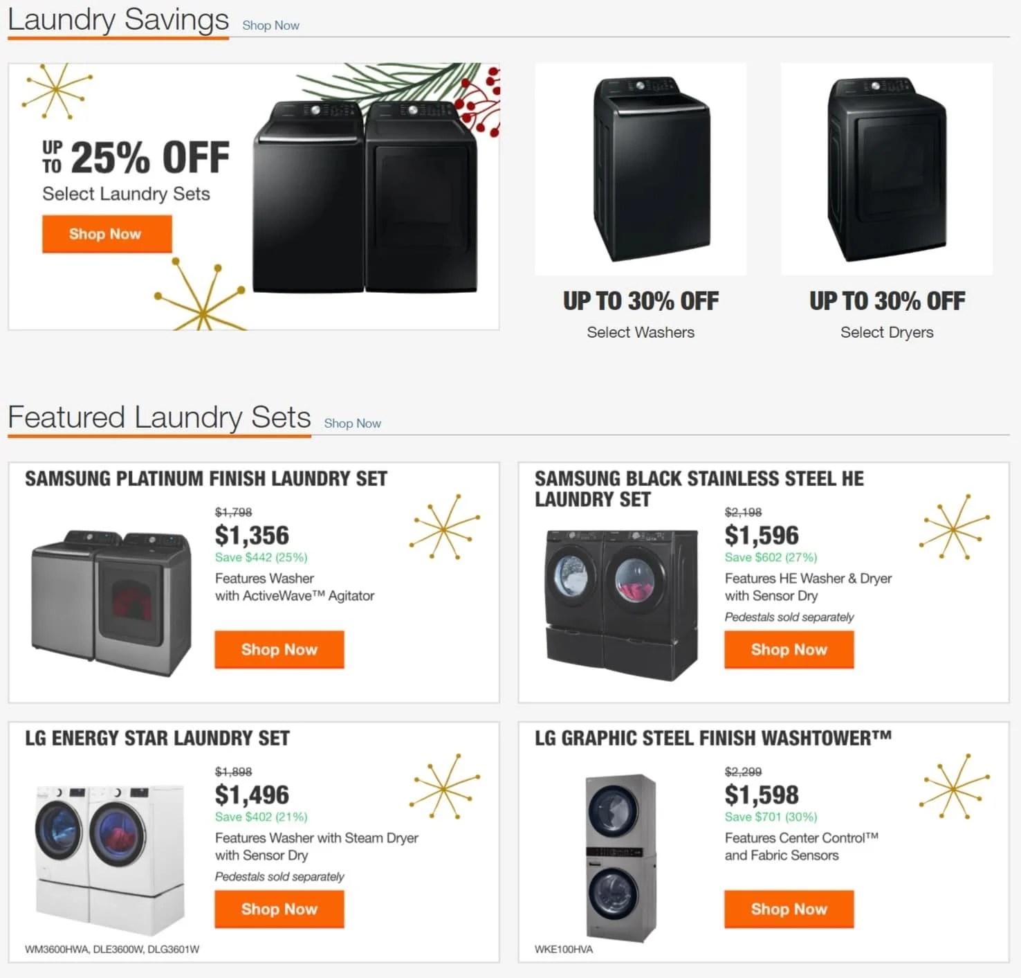Home Depot Black Friday Appliance Savings 2022