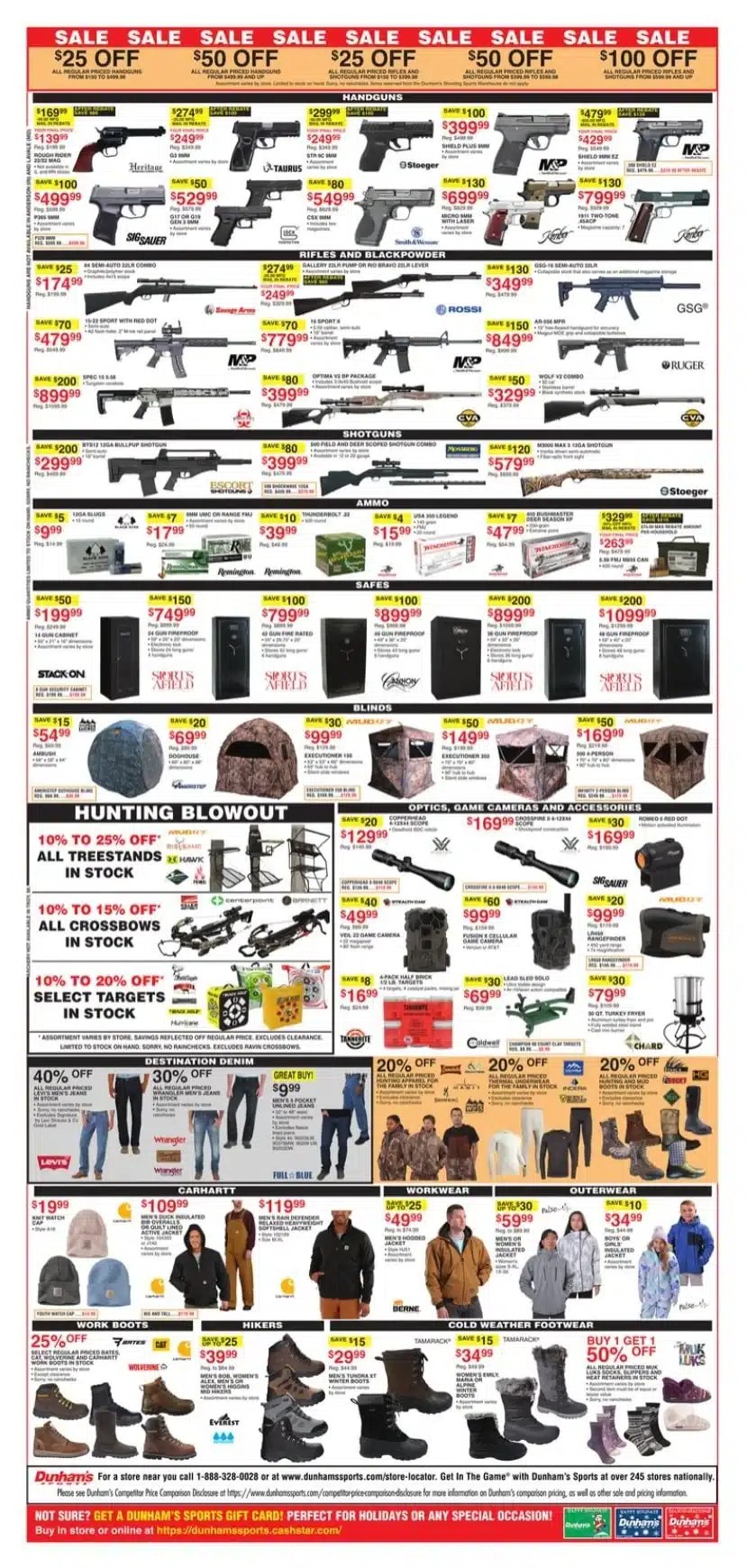 Dunham's Early Black Friday Ad 2023