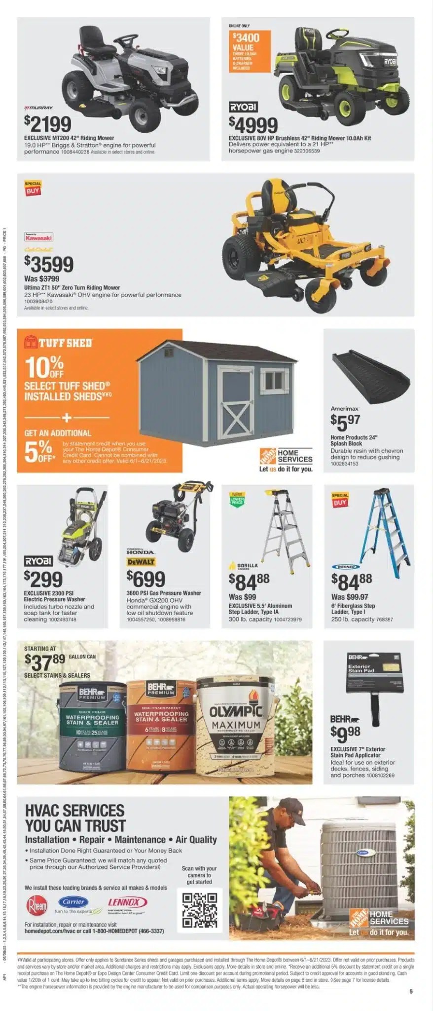 Home Depot Father's Day Sale 2023