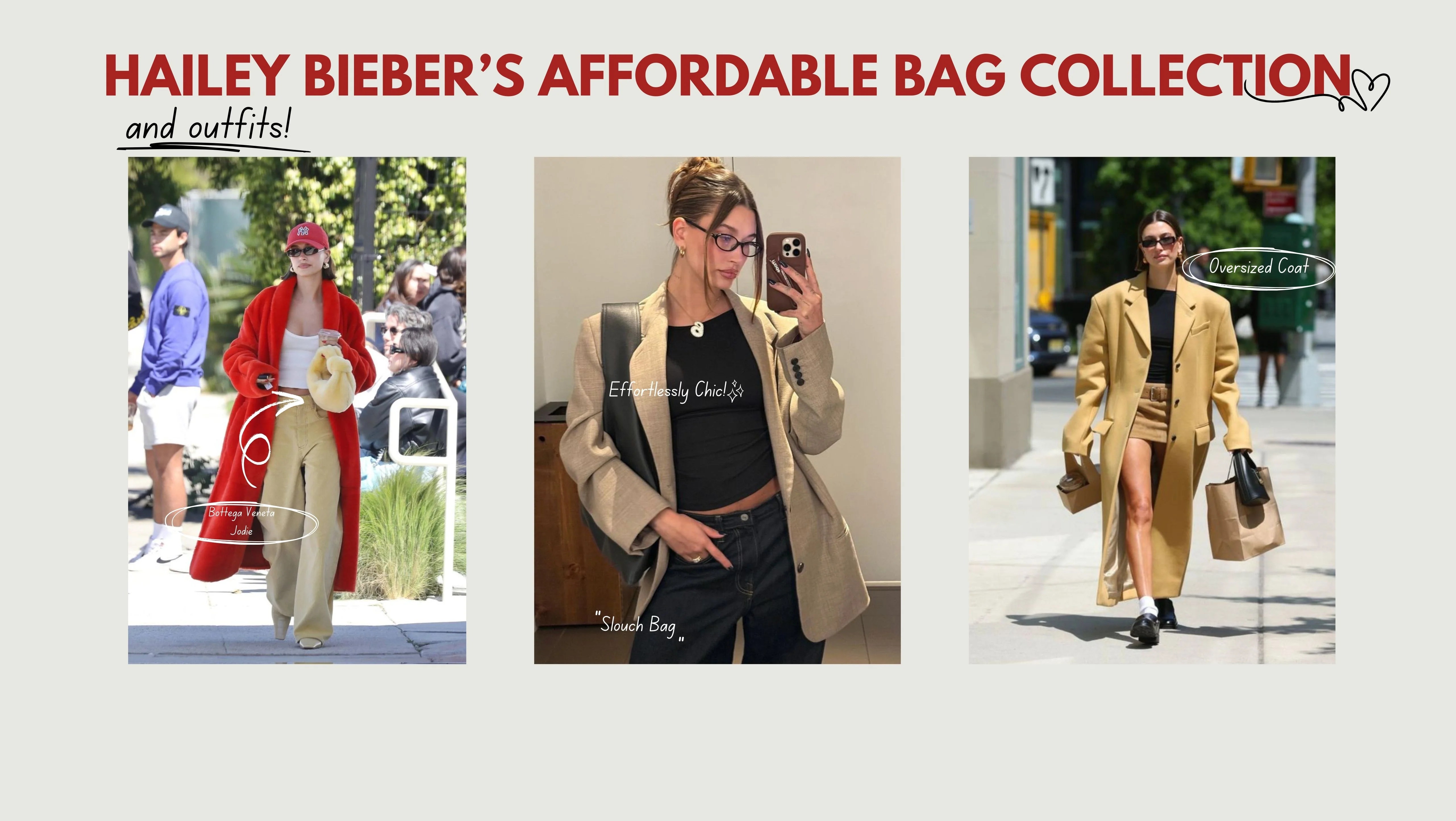 Hailey Bieber's Affordable Luxury Handbag Collection Weekly Lux Drop