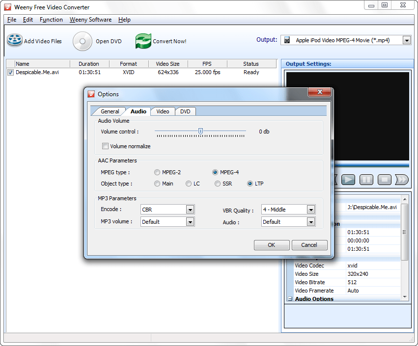 Free Video Converter Download and Screenshot