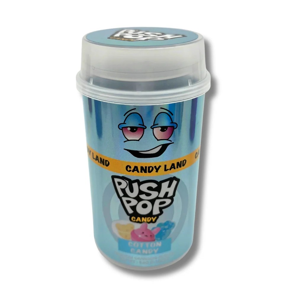 PUSH POPS COTTON CANDY 3.5g FLOWER JAR
