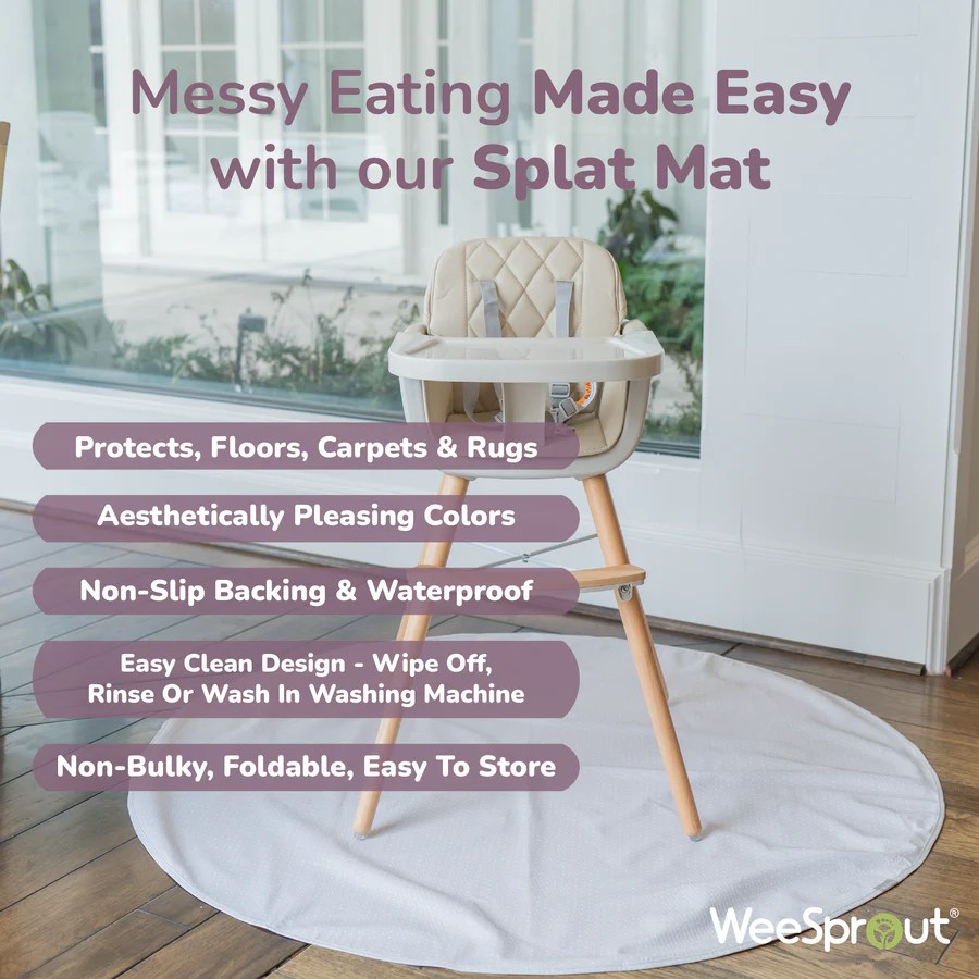 High Chair Splat Mat WeeSprout