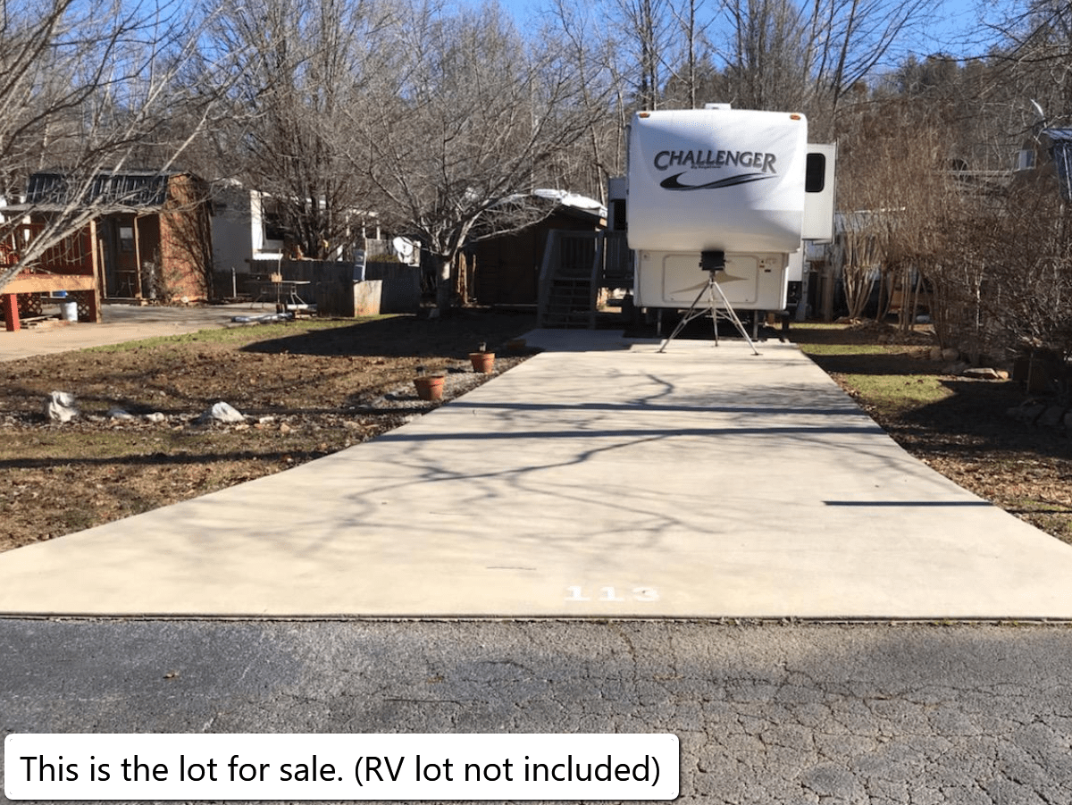 Beautiful RV Lot in River's Edge RV Park With Road Frontage Power Water