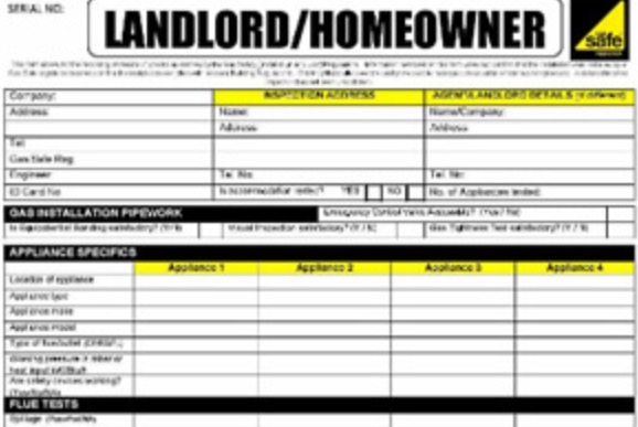 Landlords' Certificates Boiler service, gas safe engineer & boiler