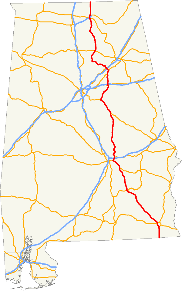 US 231 in Alabama Wegenwiki