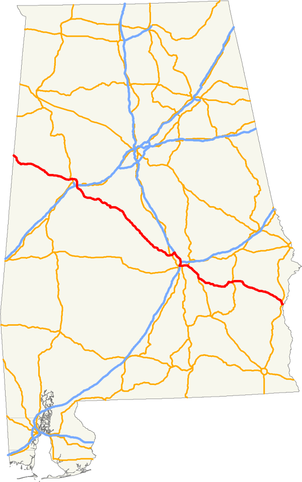 US 82 in Alabama Wegenwiki