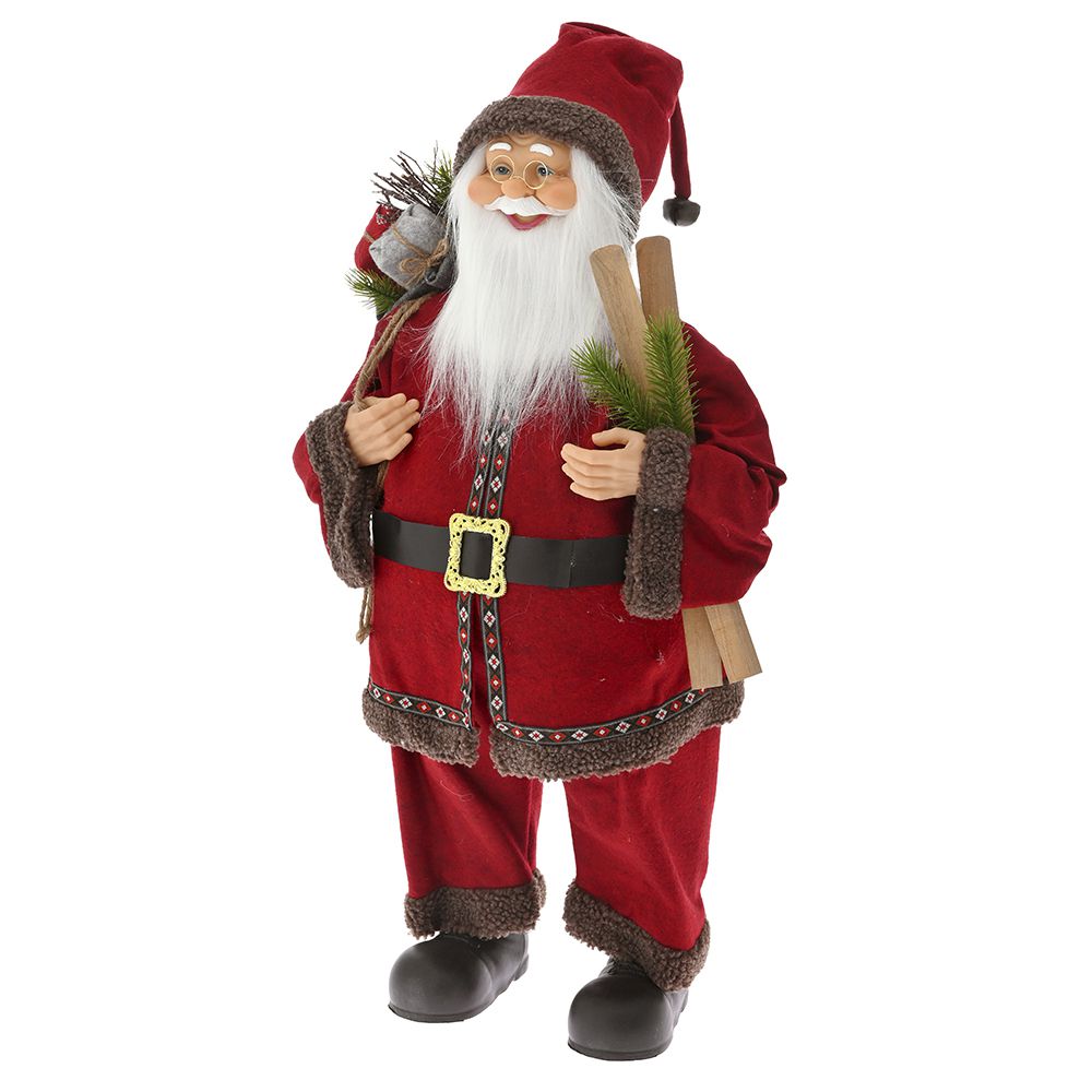 Velvet Santa Wearing A Cape Wehbeh Land