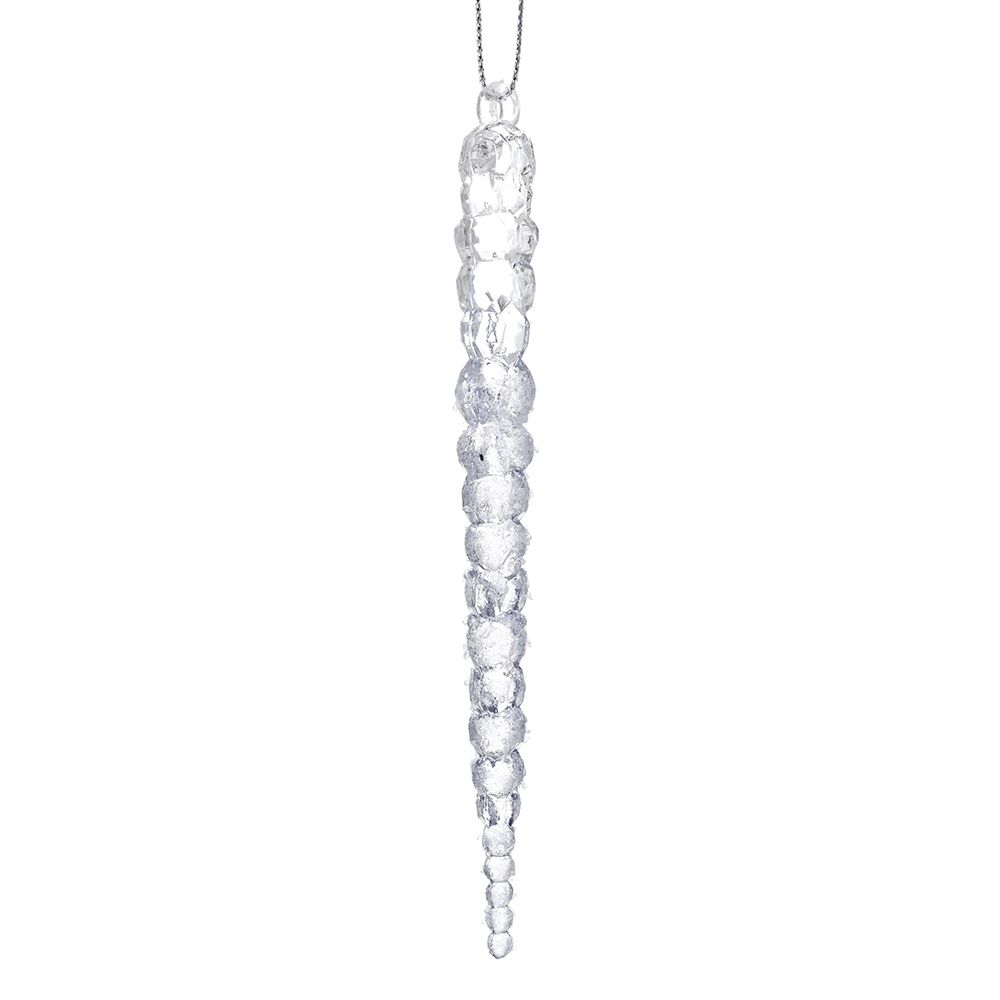 Clear Acrylic Icicle Ornament Wehbeh Land