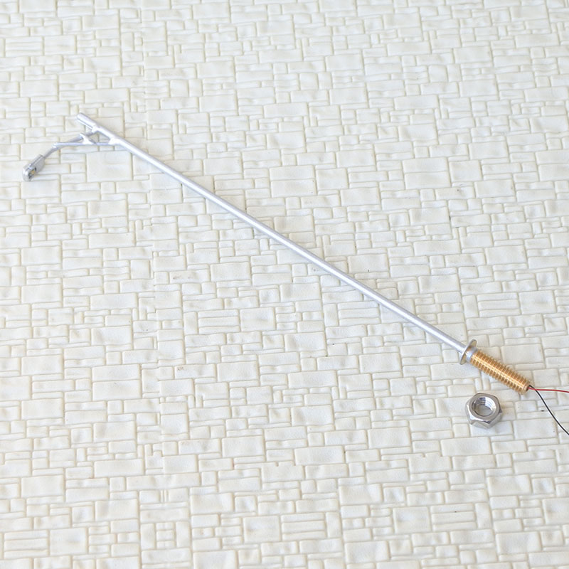 5 x HO scale LED street lights model train railroad station lamp posts