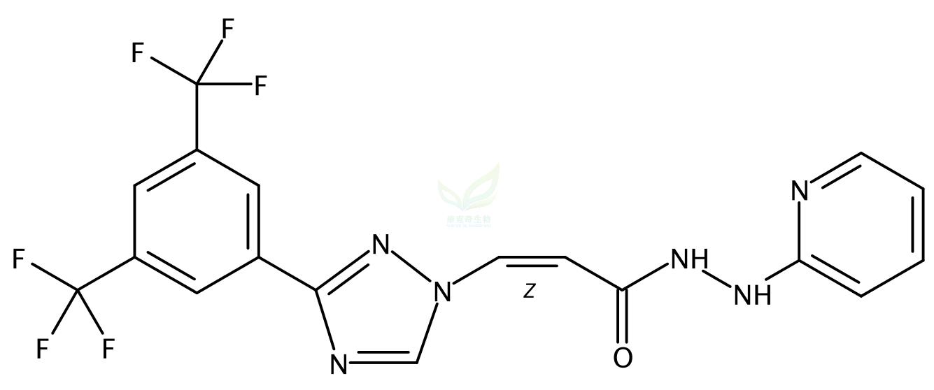 (Z3(3(3,5双(三氟甲基)苯基1H1,2,4三唑1基N(吡啶2基)丙烯酰肼 Verdinexor 1392136