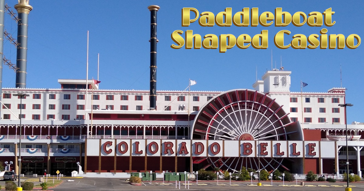 Paddleboat Shaped Casino Weird California