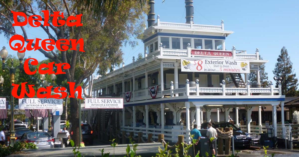 Delta Queen Car Wash Weird California