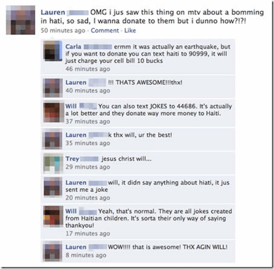10 Funny Facebook Status Updates «