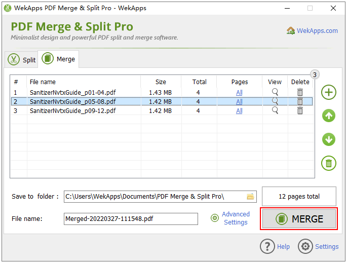 PDF Merge & Split Pro Learn how to split and merge PDFs WekApps