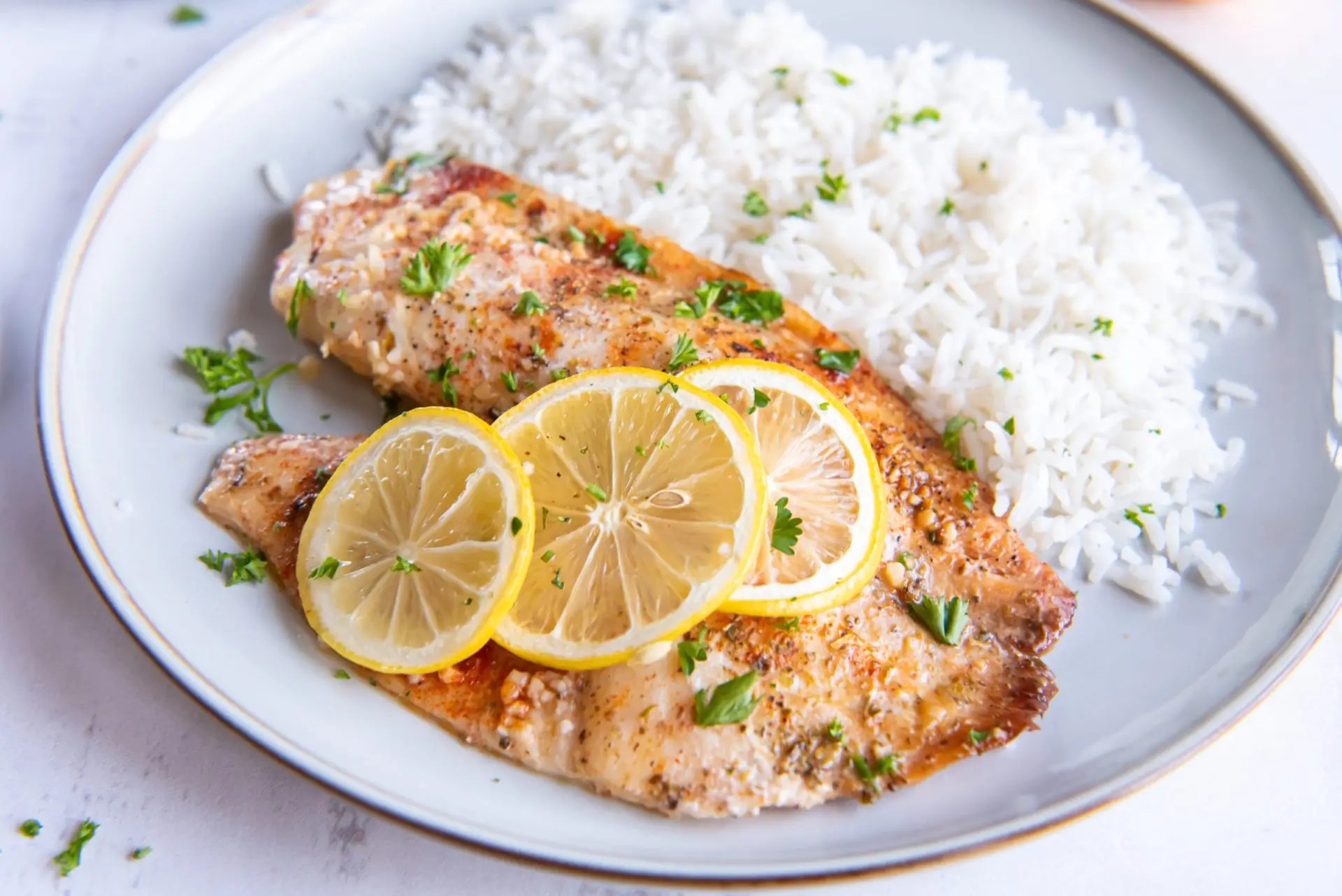 Tilapia with Jasmine Rice Recipe We Know Rice
