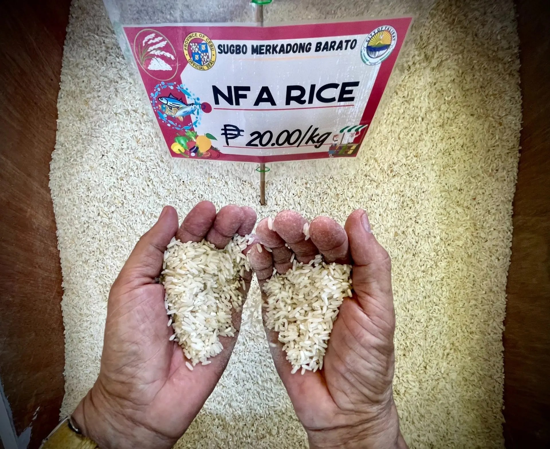 Cebu Provincial Government Launches PopUp Market to Sell Rice at 20