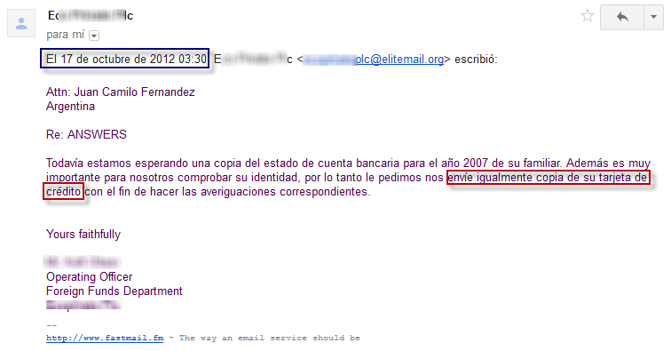 Crónica de una estafa real por e‑mail WeLiveSecurity