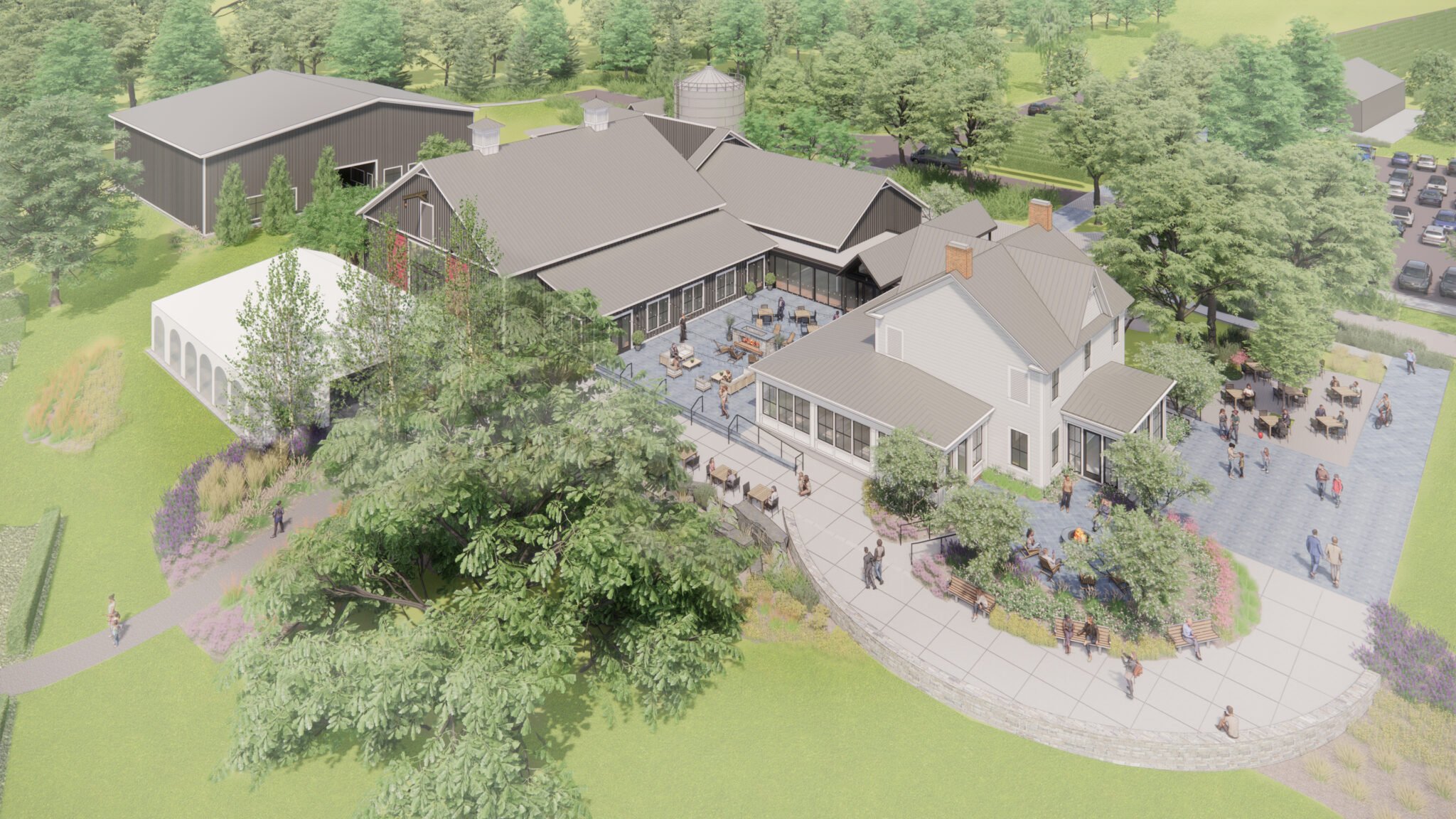 Progress at Crossvines Project in Poolesville, Maryland Weller