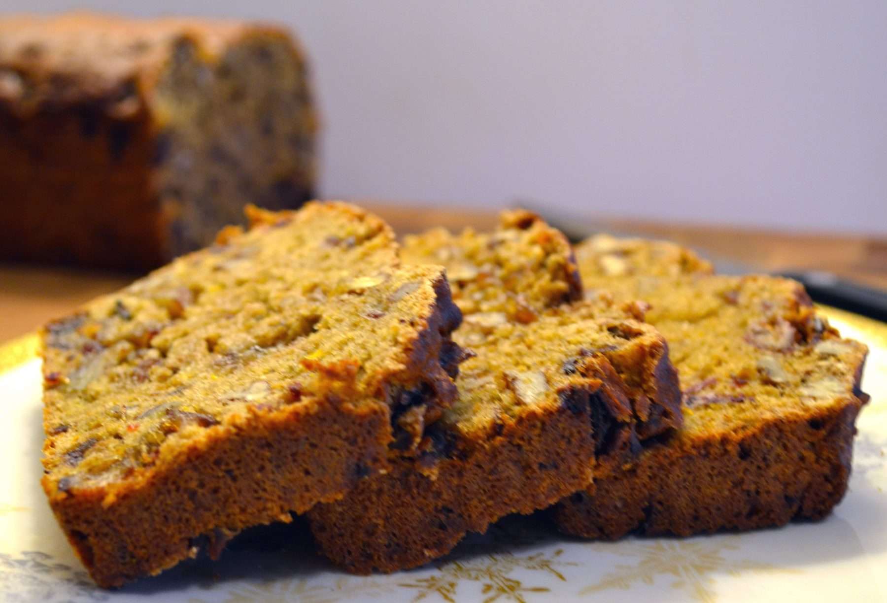 Orange Date Yogurt Bread