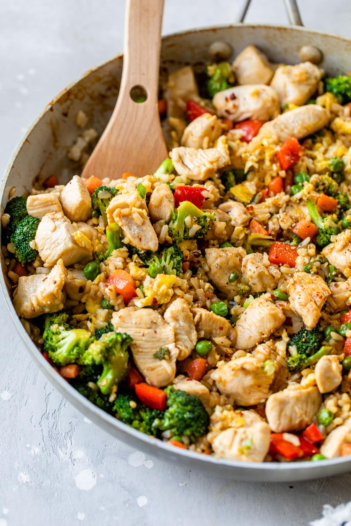 Chicken Fried Rice {Fast & Easy Recipe}