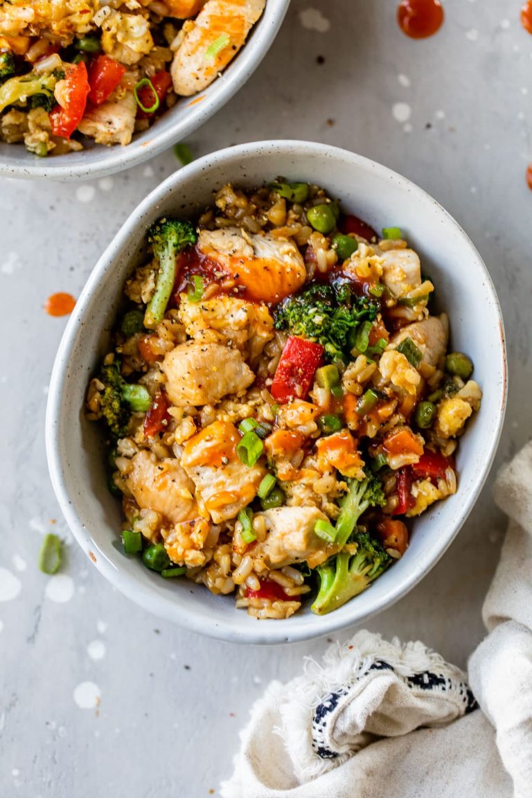 Chicken Fried Rice {Fast & Easy Recipe}