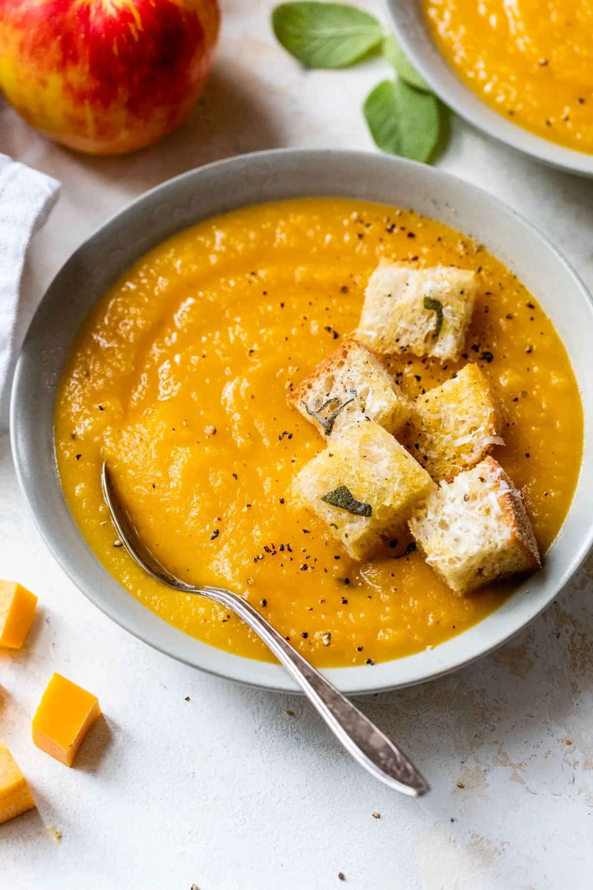 Butternut Squash Soup With Vegetable Broth