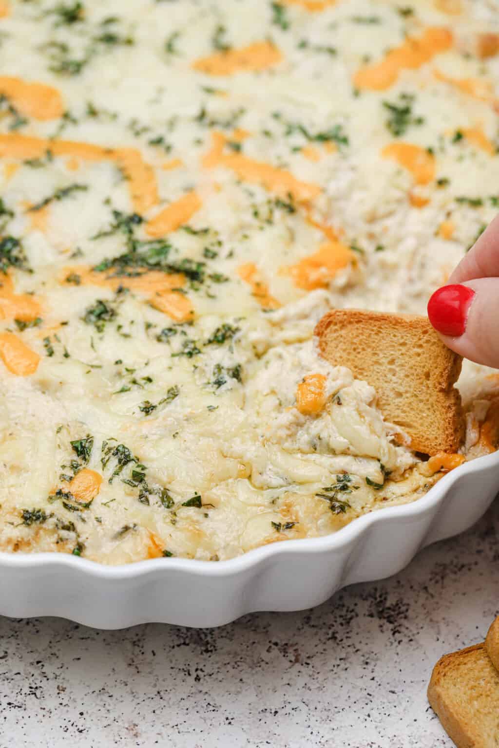 Creamy, Cheesy Hot Crab Dip (Holiday Appetizer!) Well Seasoned Studio