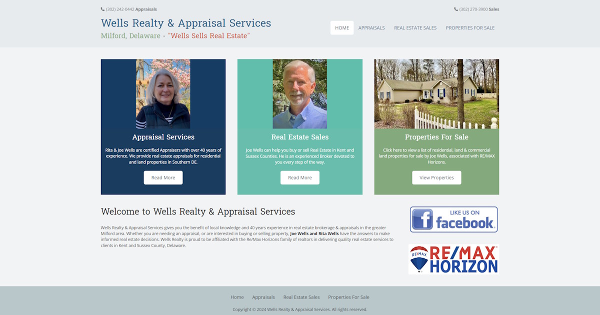 Wells Realty & Appraisal Services "Wells Sells Real Estate"