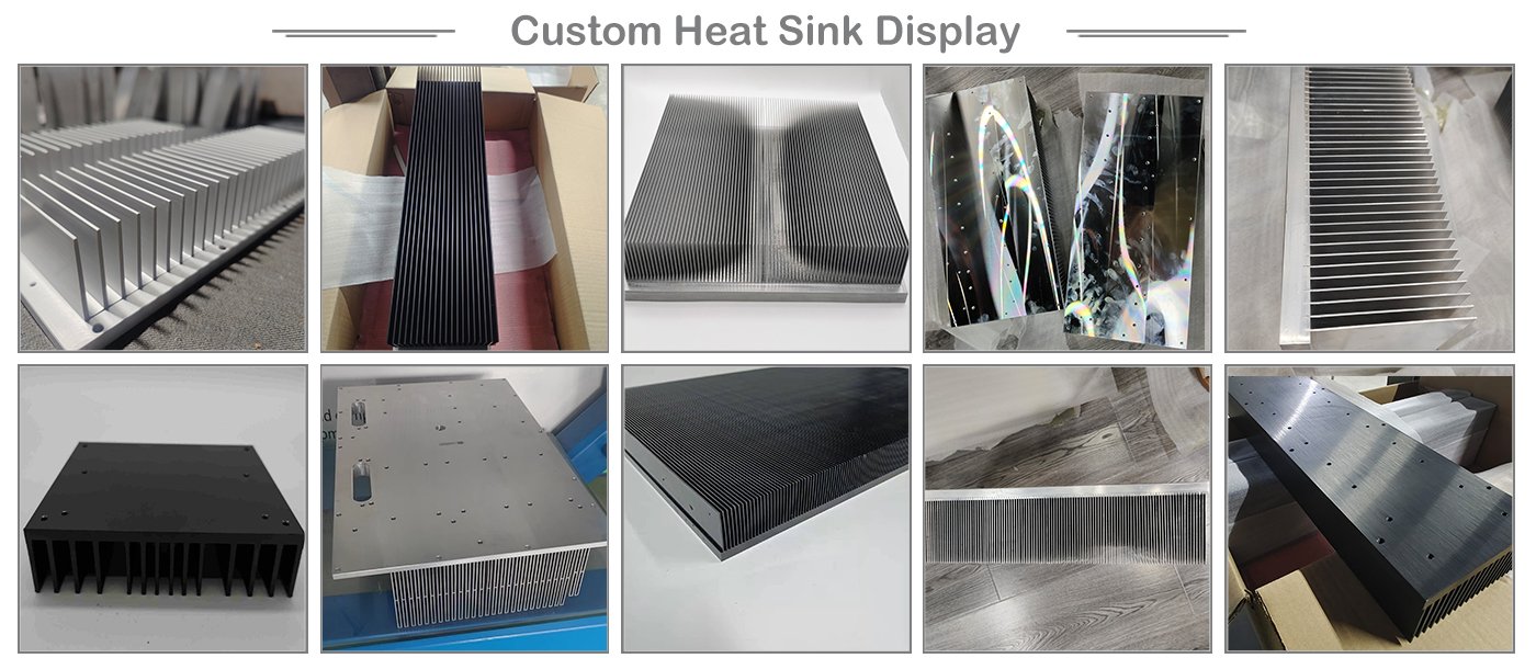 Custom Heat Sink, Aluminum or Copper Heatsinks Manufacturer