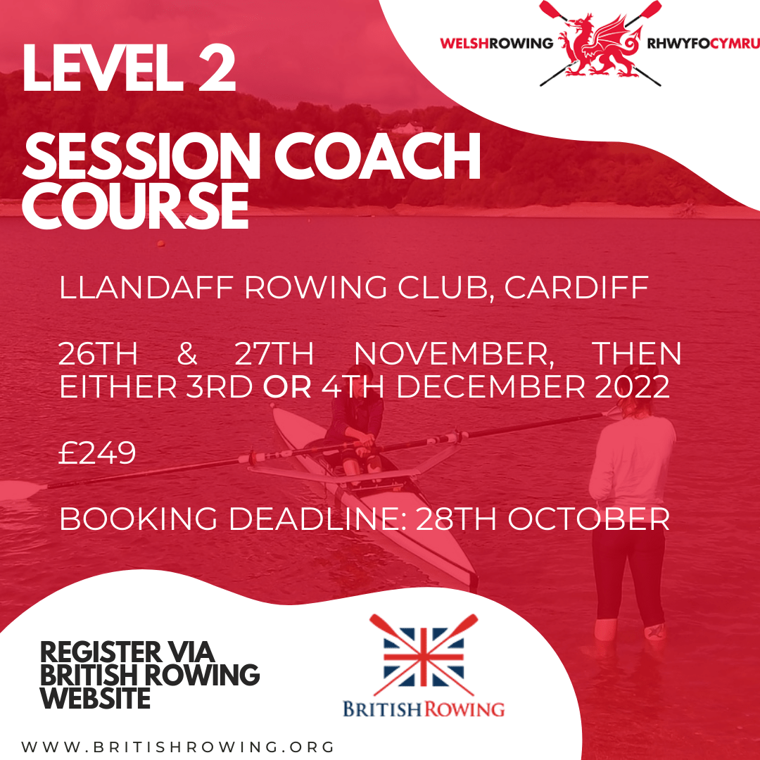 Level 2 Session Coach CourseCoaching & Development Welsh Rowing