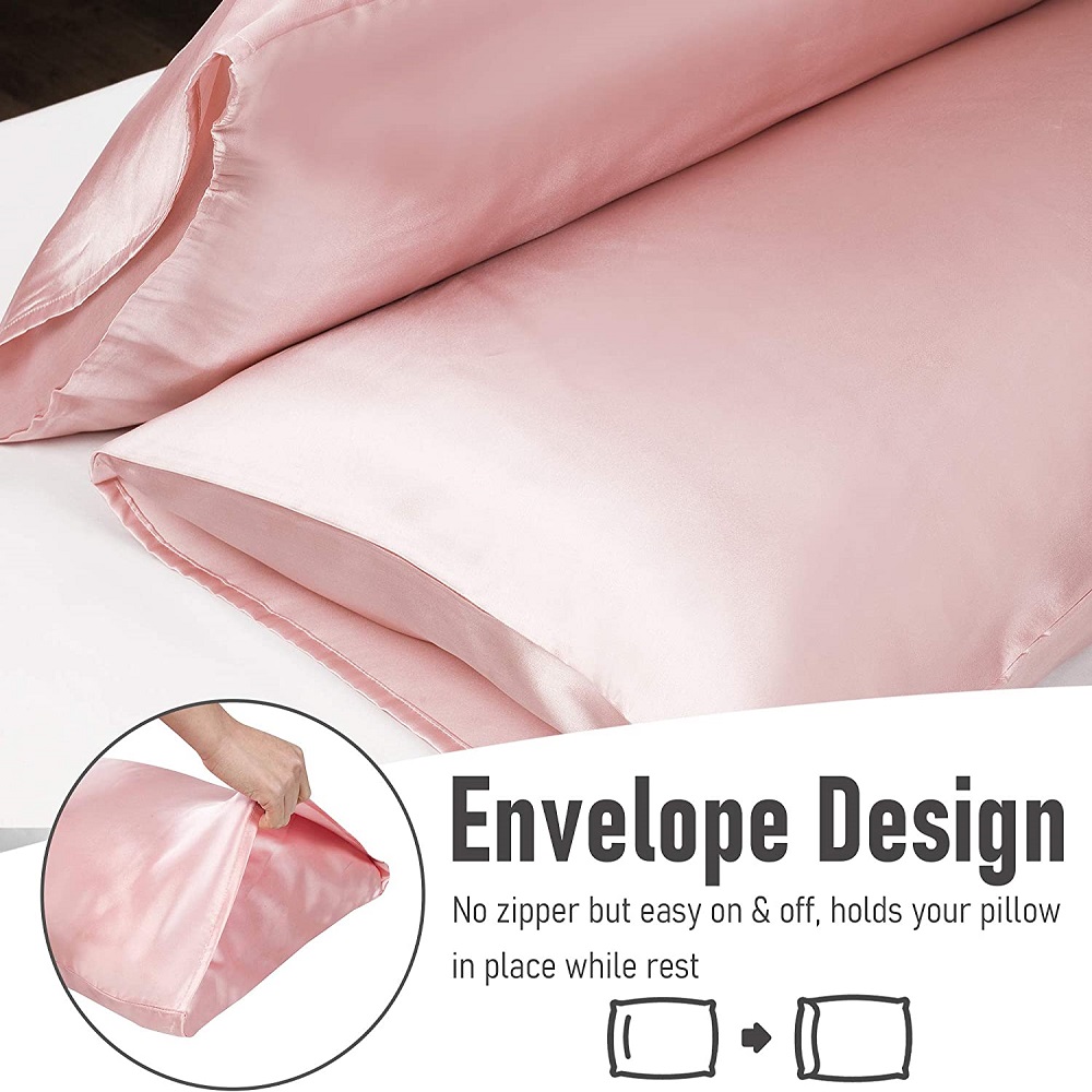 Wholesale Satin Pillowcase for Hair and Skin Coral Pillowcases Soft