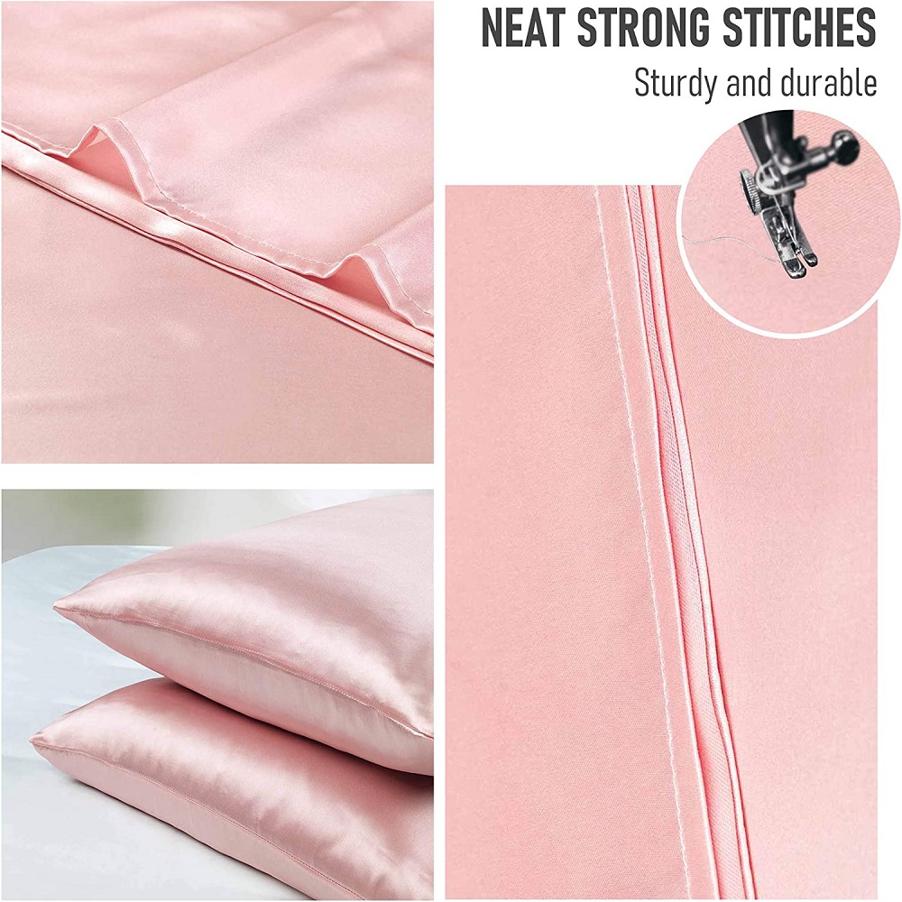 Wholesale Satin Pillowcase for Hair and Skin Coral Pillowcases Soft