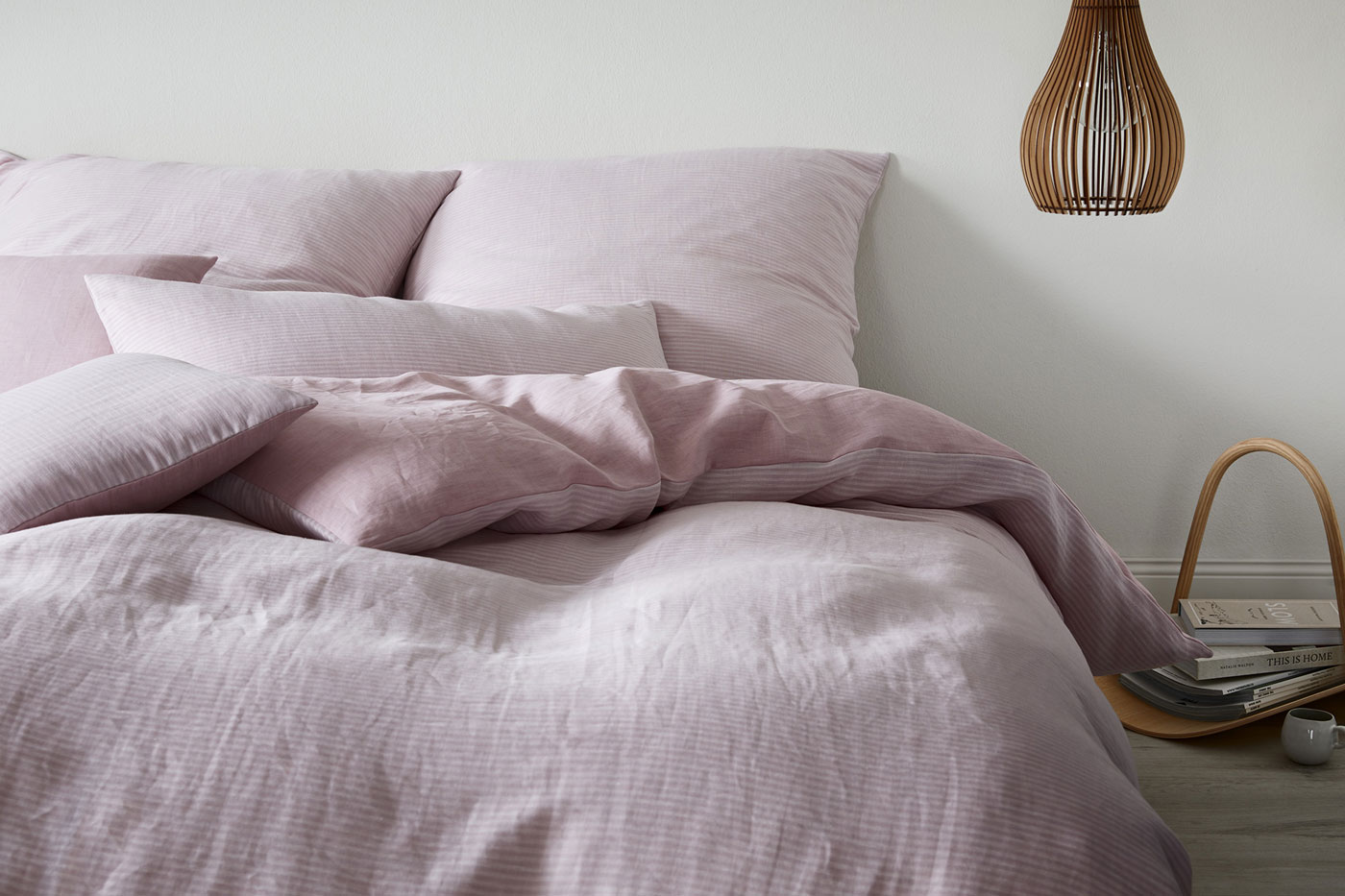 WeltderDecken.de Elegante Casual Halbleinen Bettwäsche Whisper (7088)
