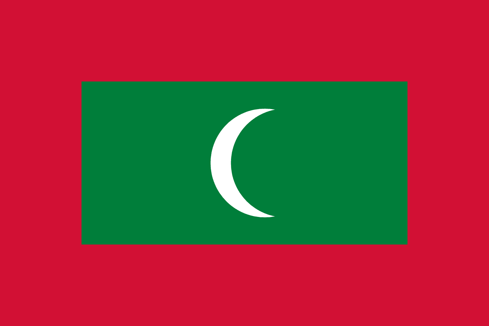 Flagge der Malediven WeltFlaggen.de